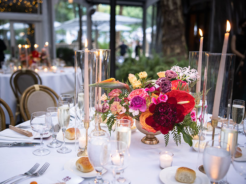 Flowers For The Wedding Reception